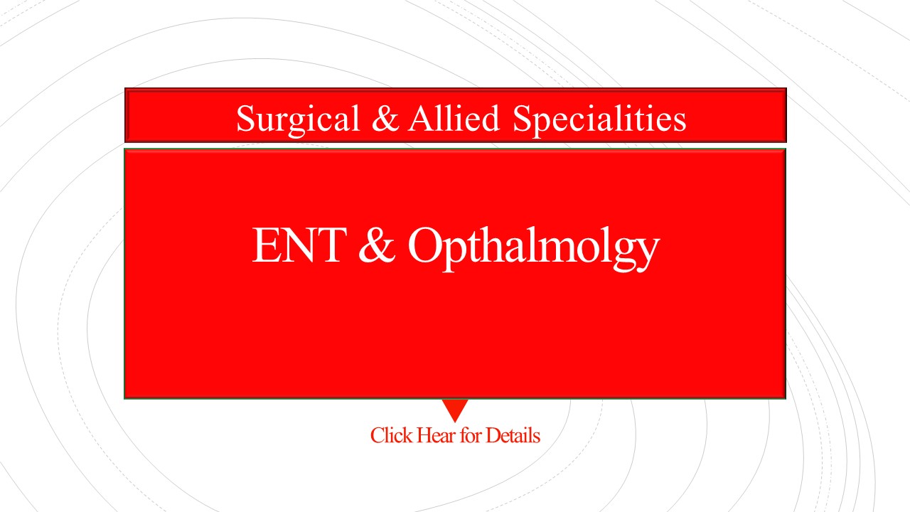 ENT & Opthalmolgy